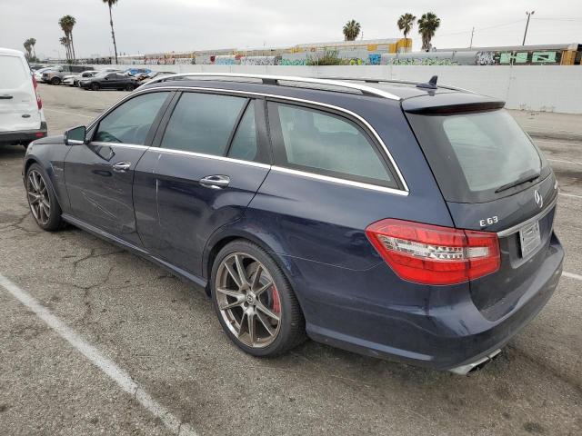 WDDHH7EB8DA747012 - 2013 MERCEDES-BENZ E 63 AMG BLUE photo 2