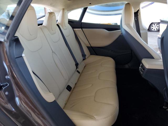 5YJSA1H10EFP67025 - 2014 TESLA MODEL S 棕色 照片 10