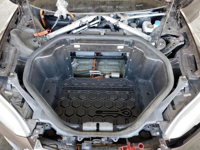 5YJSA1H10EFP67025 - 2014 TESLA MODEL S 棕色 照片 11