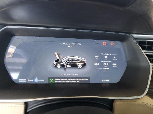 5YJSA1H10EFP67025 - 2014 TESLA MODEL S 棕色 照片 9