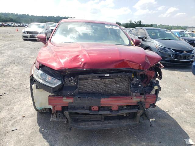 3FA6P0LU3FR118501 - 2015 FORD FUSION SE HYBRID RED photo 5