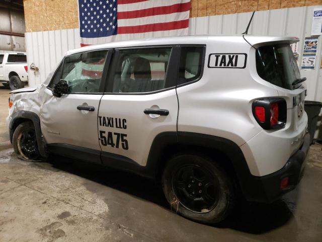 ZACNJBAB7KPJ91389 - 2019 JEEP RENEGADE SPORT Argent photo 2