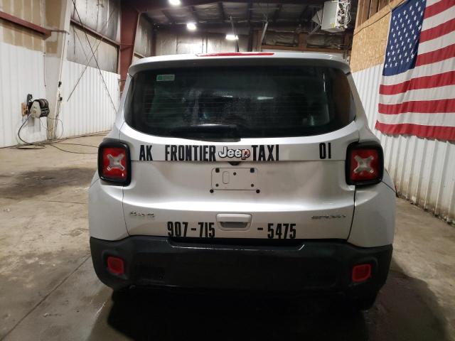 ZACNJBAB7KPJ91389 - 2019 JEEP RENEGADE SPORT Argent photo 6