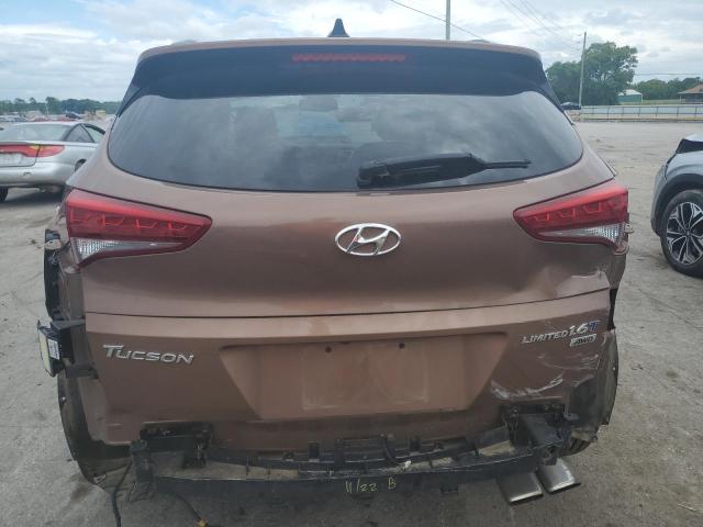 KM8J3CA21HU367633 - 2017 HYUNDAI TUCSON LIMITED BROWN photo 6