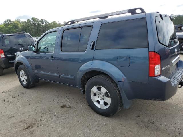 5N1AR18U85C771525 - 2005 NISSAN PATHFINDER LE Կապույտ լուսանկար 2