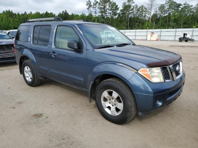 5N1AR18U85C771525 - 2005 NISSAN PATHFINDER LE Կապույտ լուսանկար 4