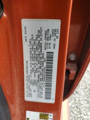 JTLKT324440164749 - 2004 TOYOTA SCION XB 橙色 照片 13