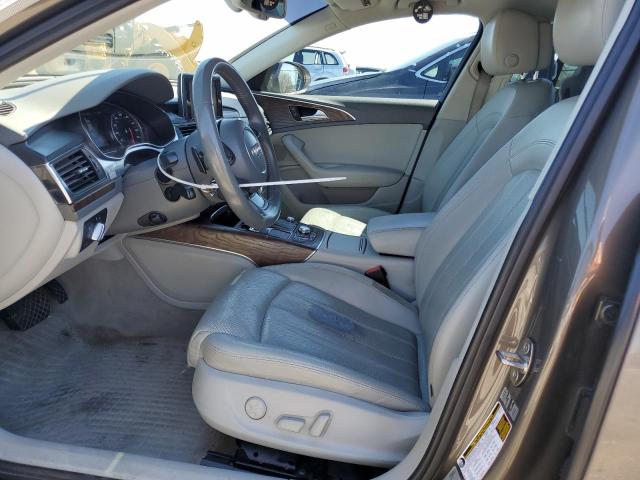 WAUHMAFC9EN004019 - 2014 AUDI A6 PRESTIGE ოქროსფერი ფოტო 7