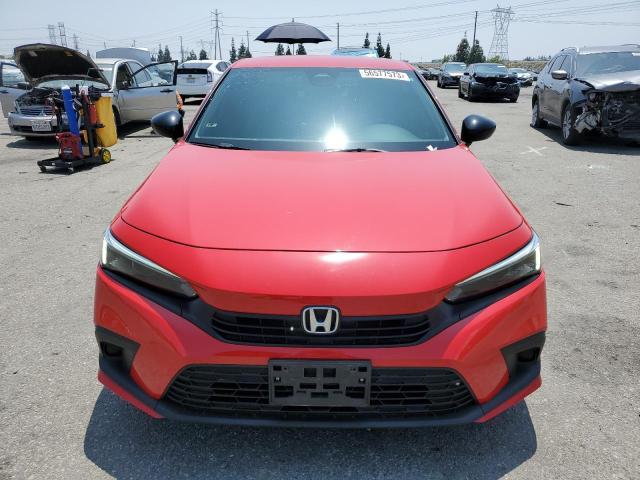 2HGFE2F55NH562782 - 2022 HONDA CIVIC SPORT 红色 照片 5