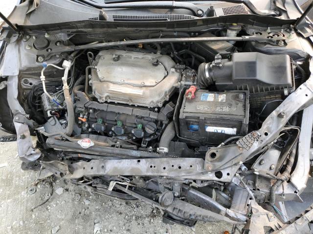 1HGCR3F8XFA029205 - 2015 HONDA ACCORD EXL GRAY photo 11