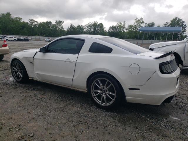 1ZVBP8CFXE5219056 - 2014 FORD MUSTANG GT WHITE photo 2