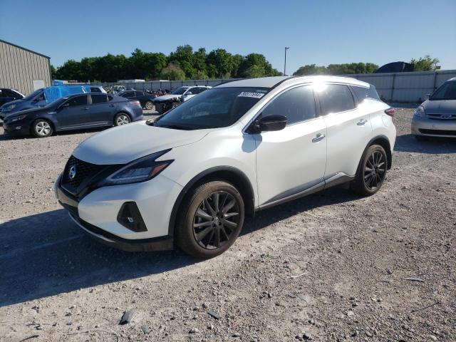 5N1AZ2BS4NC130207 - 2022 NISSAN MURANO SV WHITE photo 1