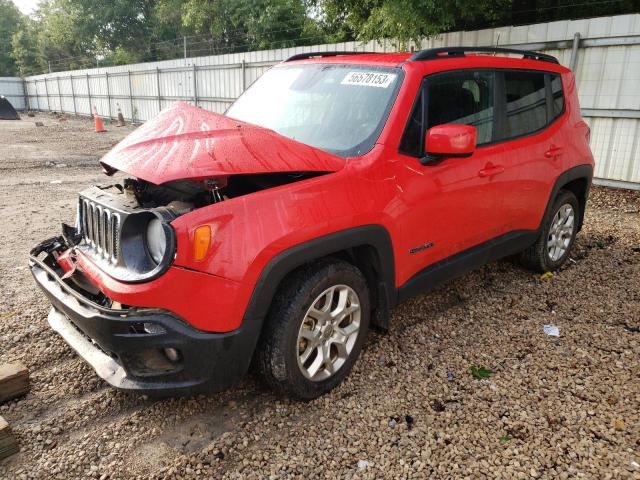 ZACCJABB8JPJ29594 - 2018 JEEP RENEGADE LATITUDE RED photo 1