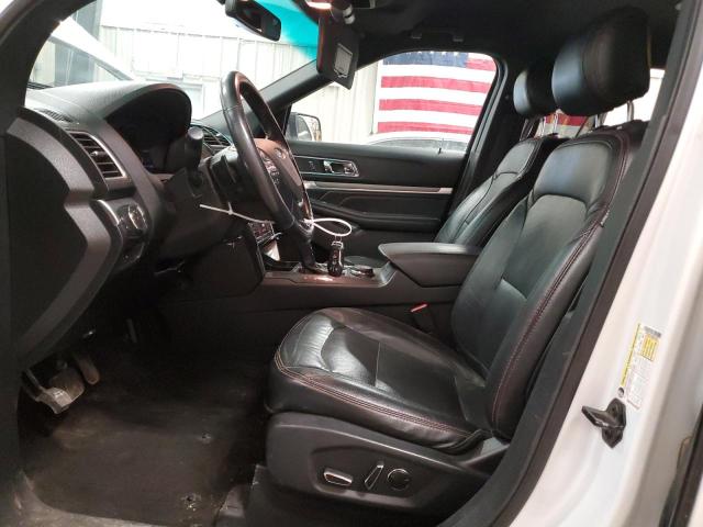 1FM5K8GT0HGA18351 - 2017 FORD EXPLORER SPORT WHITE photo 7