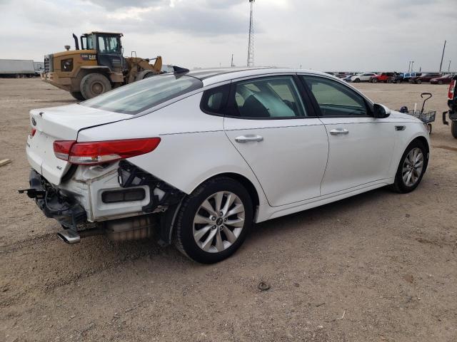 5XXGU4L39GG057225 - 2016 KIA OPTIMA EX WHITE photo 3