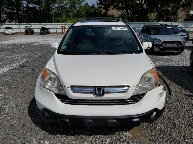 JHLRE48787C016086 - 2007 HONDA CR-V EXL WHITE photo 5