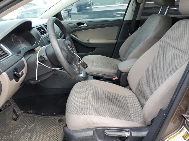 3VW2K7AJ5EM248507 - 2014 VOLKSWAGEN JETTA BASE Qəhvəyi foto 7