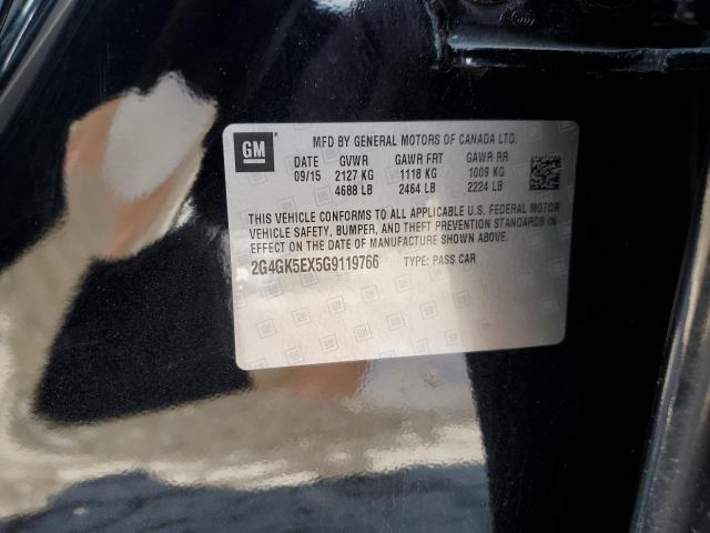 2G4GK5EX5G9119766 - 2016 BUICK REGAL 黑色 照片 12