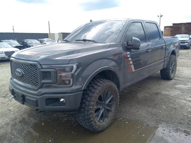 1FTEW1E50JFB38392 - 2018 FORD F150 SUPERCREW GRAY photo 1