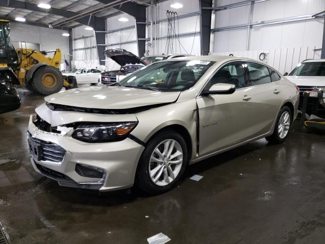 1G1ZE5ST2GF197976 - 2016 CHEVROLET MALIBU LT CREAM photo 1