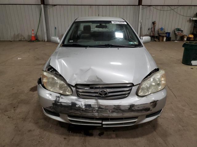 1NXBR32E83Z131694 - 2003 TOYOTA COROLLA CE SILVER photo 5