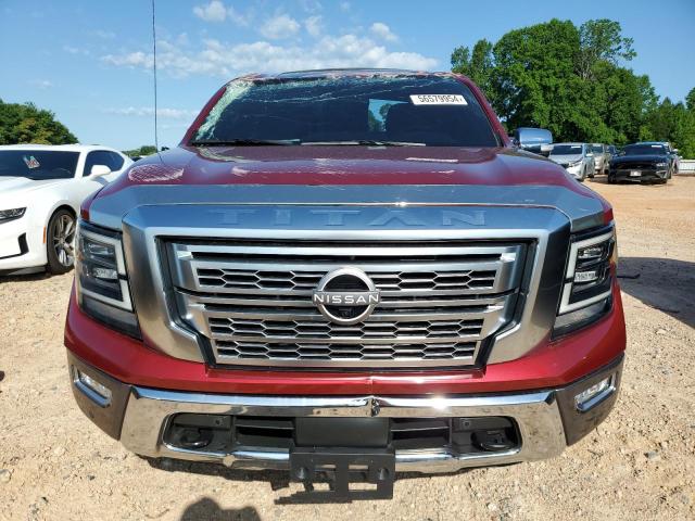 1N6AA1ED4MN525555 - 2021 NISSAN TITAN SV RED photo 5