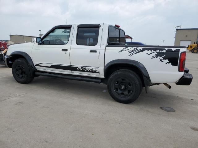 1N6ED27T7YC435918 - 2000 NISSAN FRONTIER CREW CAB XE WHITE photo 2