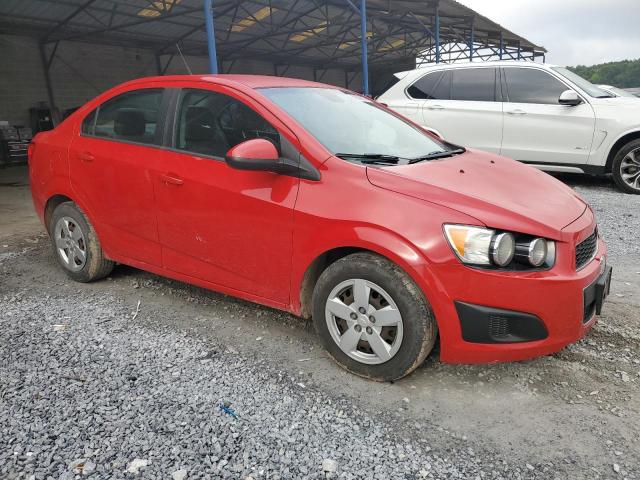 1G1JA5SH8D4103885 - 2013 CHEVROLET SONIC LS 红色 照片 4