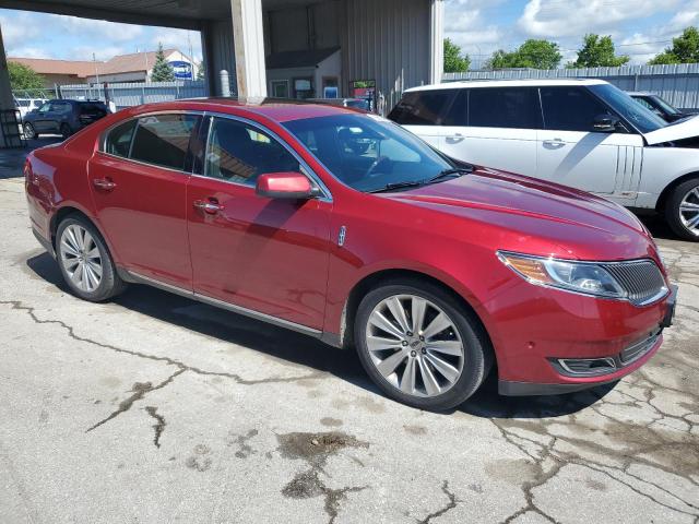 1LNHL9FT6FG605748 - 2015 LINCOLN MKS RED photo 4