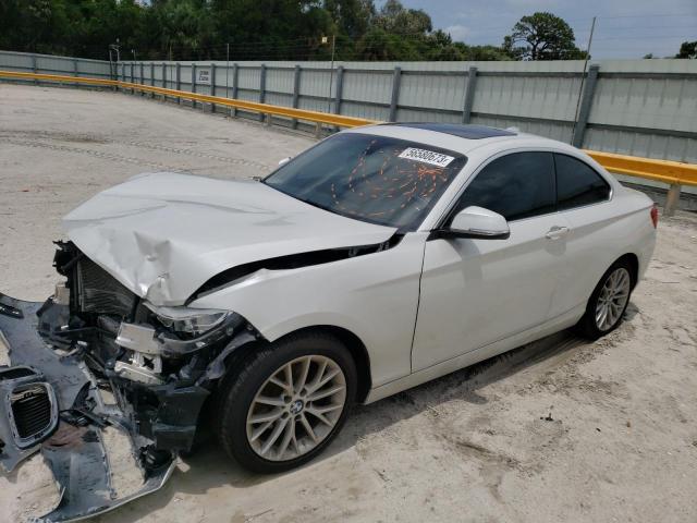 WBA1F5C57EVV99350 - 2014 BMW 228 I WHITE photo 1