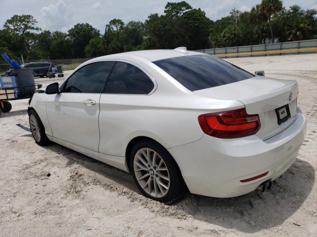 WBA1F5C57EVV99350 - 2014 BMW 228 I WHITE photo 2