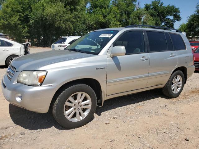 JTEEW21A160003663 - 2006 TOYOTA HIGHLANDER HYBRID SILVER photo 1