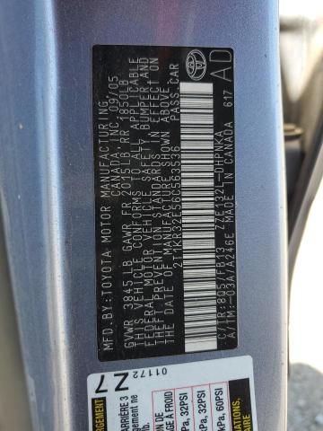 2T1KR32E56C563536 - 2006 TOYOTA COROLLA MA XR BLUE photo 13