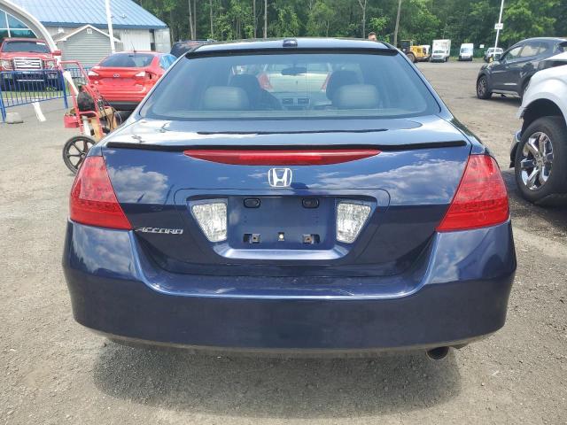 1HGCM56807A205576 - 2007 HONDA ACCORD EX BLUE photo 6