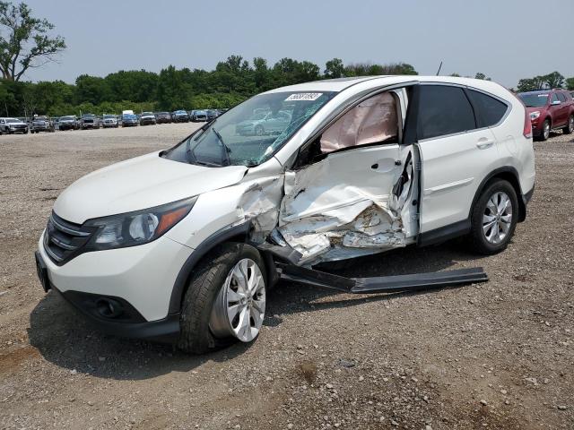 5J6RM4H52EL040440 - 2014 HONDA CR-V EX WHITE photo 1