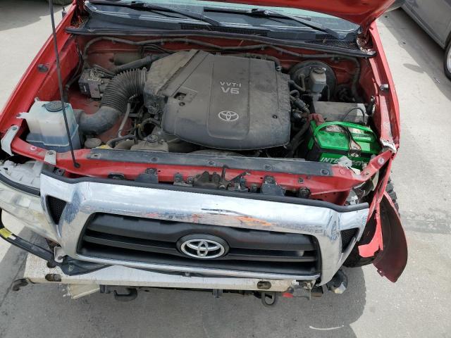 5TEUU42N47Z341854 - 2007 TOYOTA TACOMA ACCESS CAB წითელი ფოტო 11