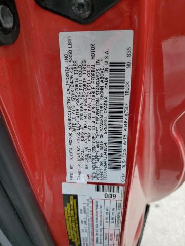 5TEUU42N47Z341854 - 2007 TOYOTA TACOMA ACCESS CAB წითელი ფოტო 12