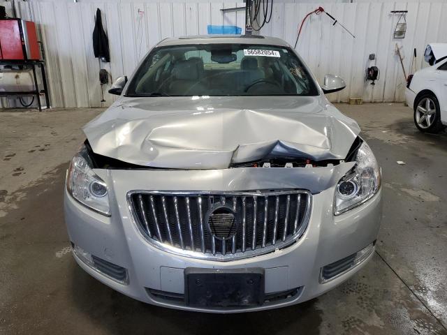 W04GX5GV5B1049470 - 2011 BUICK REGAL CXL SILVER photo 5