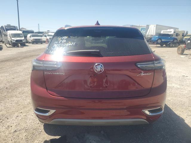 LRBFZRR43PD047924 - 2023 BUICK ENVISION AVENIR RED photo 6