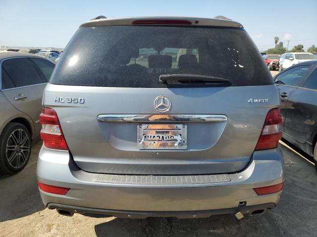 4JGBB8GB2BA740036 - 2011 MERCEDES-BENZ ML 350 4MATIC SILVER photo 6