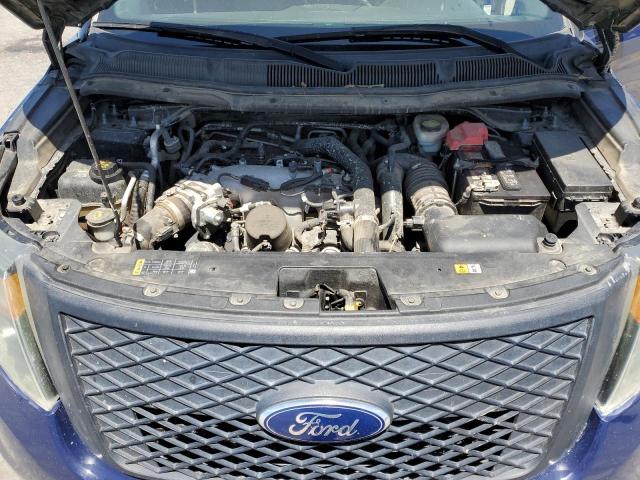 1FM5K8AT6FGA88975 - 2015 FORD EXPLORER POLICE INTERCEPTOR 蓝色 照片 12