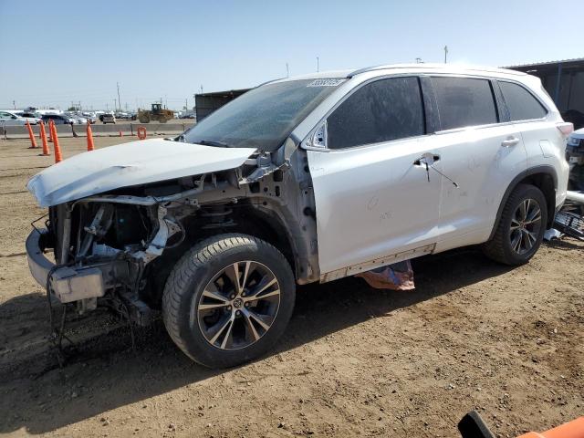 5TDJKRFH4GS246539 - 2016 TOYOTA HIGHLANDER XLE WHITE photo 1