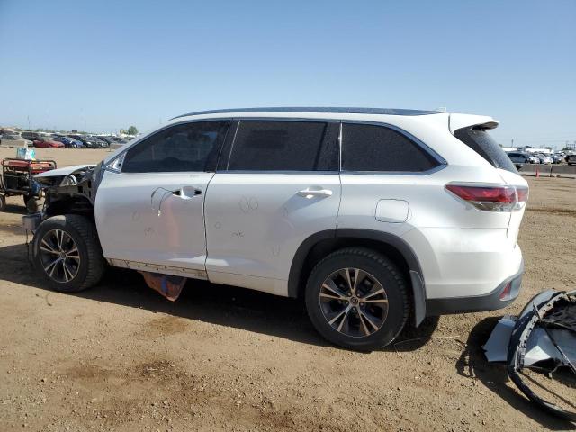5TDJKRFH4GS246539 - 2016 TOYOTA HIGHLANDER XLE WHITE photo 2