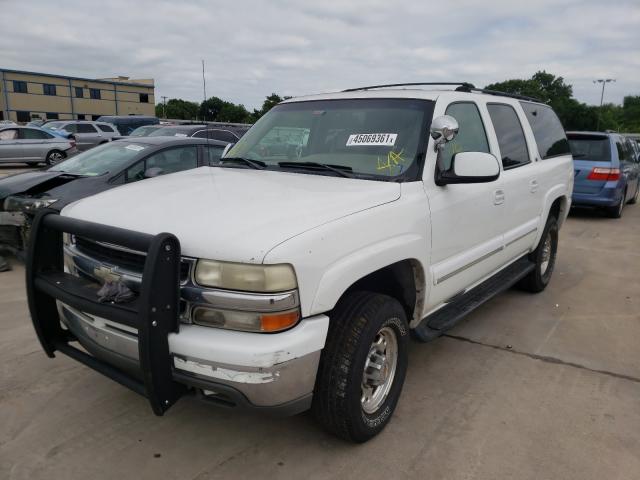 3GNGC26U31G228252 - 2001 CHEVROLET SUBURBAN C2500 WHITE photo 2