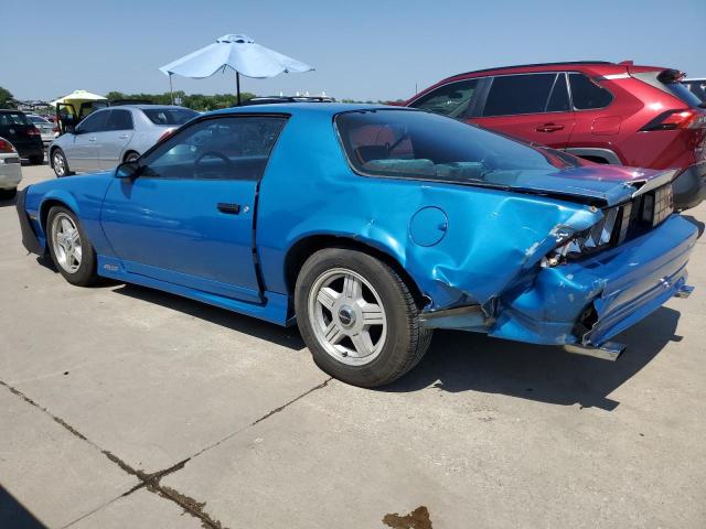 1G1FP23E4ML123967 - 1991 CHEVROLET CAMARO RS BLUE photo 2