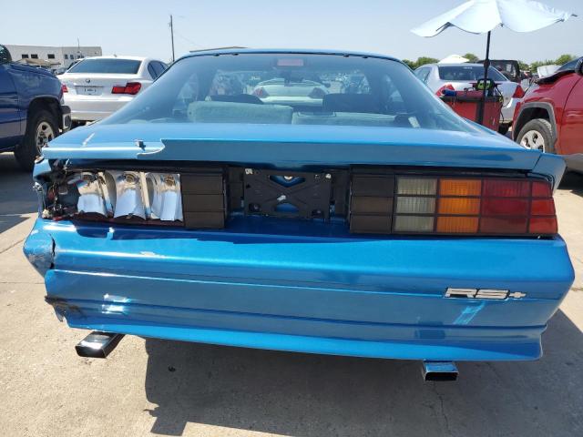 1G1FP23E4ML123967 - 1991 CHEVROLET CAMARO RS BLUE photo 6