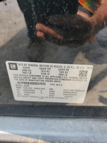 3GYFNDE38DS537875 - 2013 CADILLAC SRX PERFORMANCE COLLECTION Қара фото 13