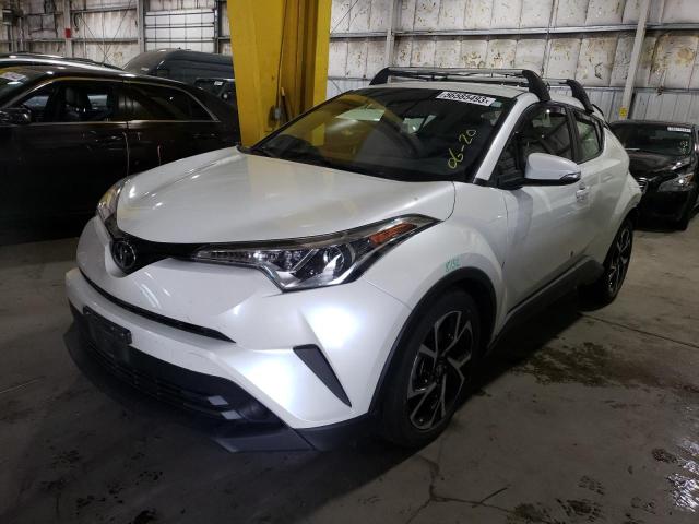 JTNKHMBX2K1021105 - 2019 TOYOTA C-HR XLE WHITE photo 1