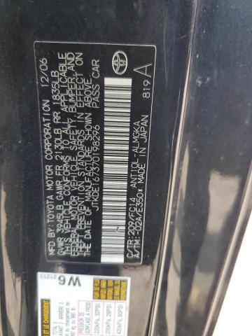 JTKDE167370198296 - 2007 TOYOTA SCION TC BLACK photo 12