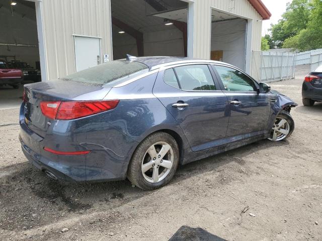 5XXGM4A70FG481705 - 2015 KIA OPTIMA LX BLUE photo 3